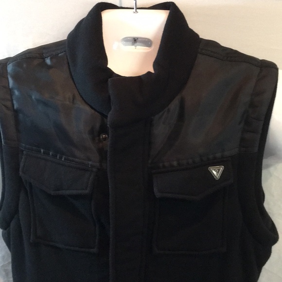 guess vest jacket